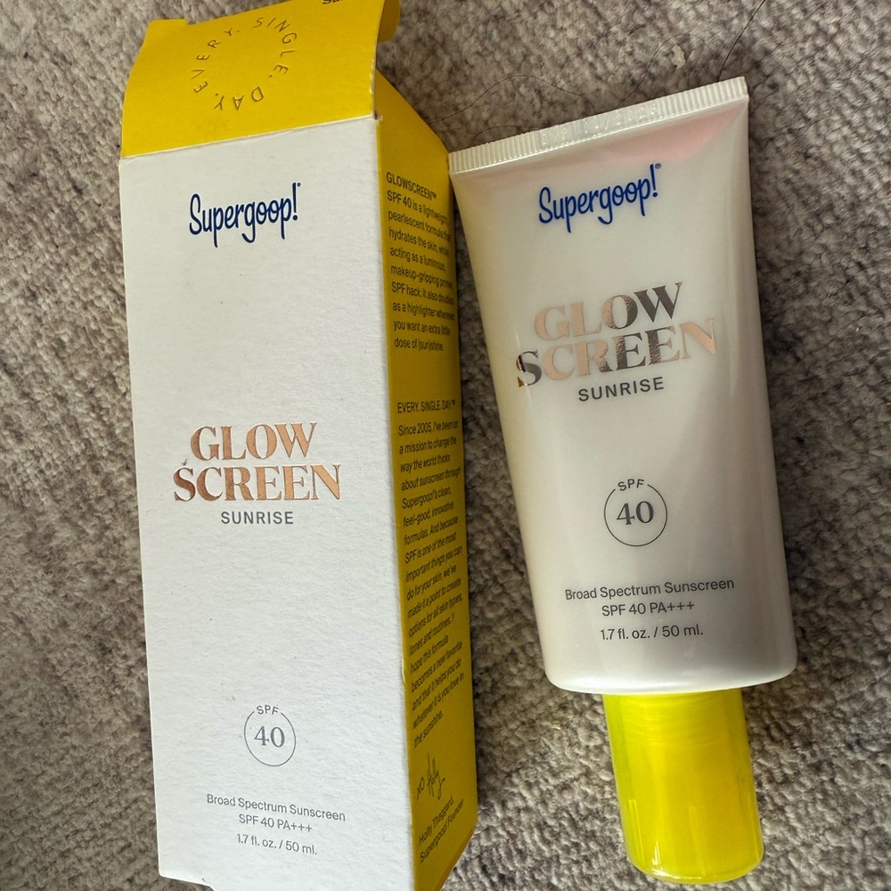 Supergoop! Glow Screen SPF 40 - White and Yellow